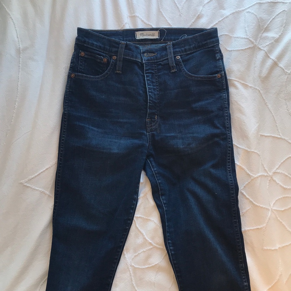 Madewell 10” high rise skinny skinny jeans!